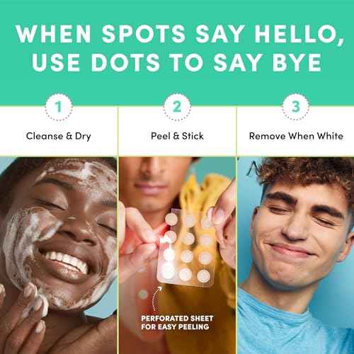 Dots for Spots Pimple Patches For Face - Fast Acting, Translucent Hydrocolloid Zit Patches that Unclog Pores - Korean Skincare - Vegan, Cruelty Free - (120 count)