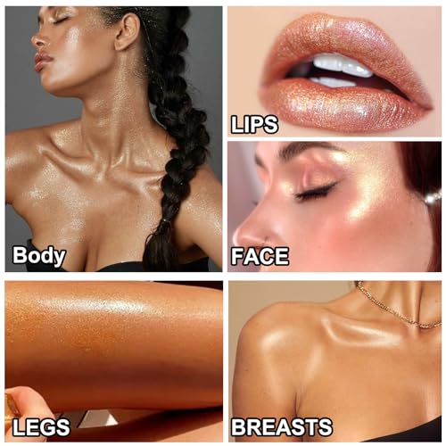 Moisturizing Shimmer Body Oil 100ml - Long Lasting Luminizer
