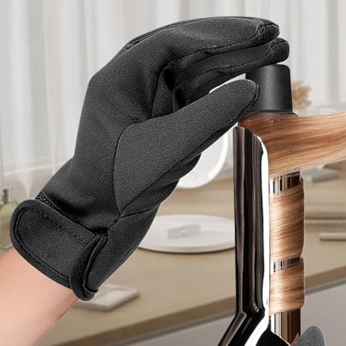 Hair Styling Heat Gloves for Curling Iron & Flat Iron