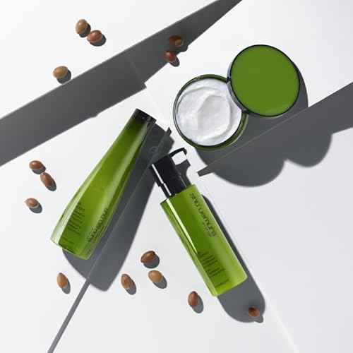 shu uemura art of hair Silk Bloom Shampoo For Damaged Hair - Gently Cleanses and Repairs, Nourishes Damaged Strands, With Japanese Argan Oil, 10 Fl Oz