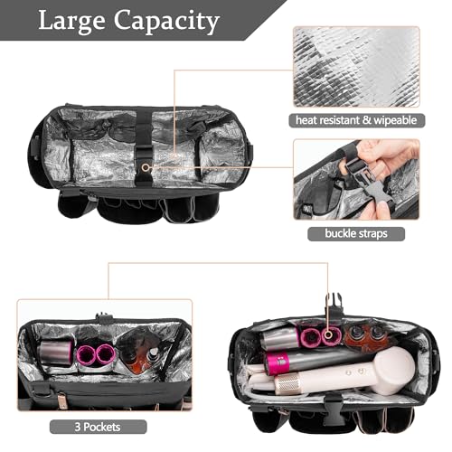 BAFASO Insulated Hairdresser Bag with Shoulder Strap & Waist Belt