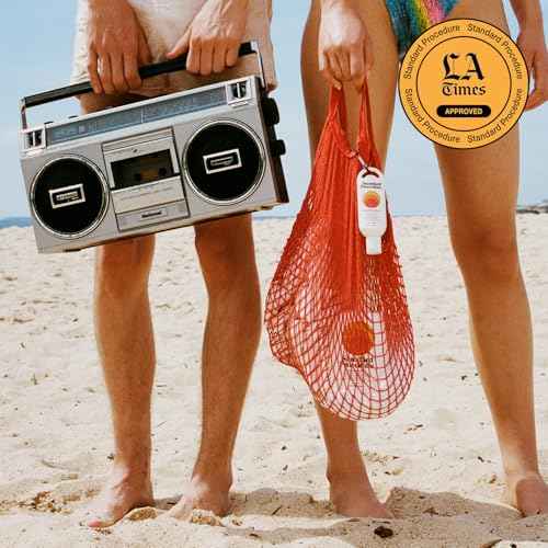 Standard Procedure. SPF 50+ Sunscreen, Travel-Size Broad Spectrum Face & Body Sunblock, 4HR Water Resistant, Organic Chemical Formula, 2 oz