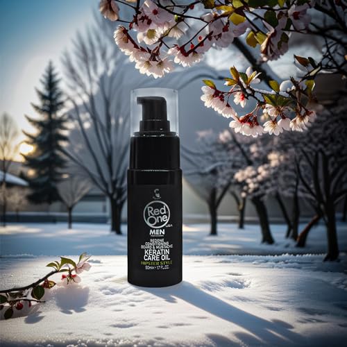 Redone Beard Care Oil with Keratin 50ml | Beard Conditioner for Men | Strengthens, Softens & Promotes Healthy Beard Growth | Non-Greasy Natural Formula | Smooth Finish & Shine Enhancer