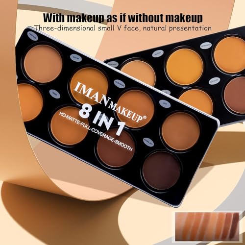 Matte 8-Color Contour & Highlight Powder Palette