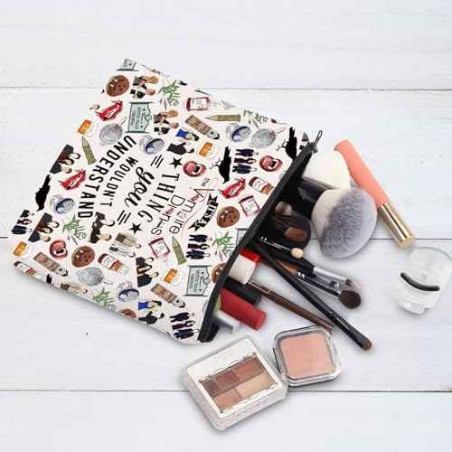 G2TUP Vampire Makeup Bag Stefan & Elena Fans Gift It's A Vampire Thing Cosmetic Bag Salvatore Brothers Merch (Vampire New MG)