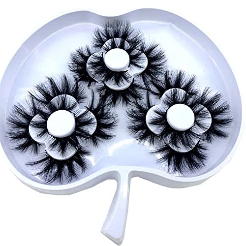 HBZGTLAD 9 pairs Natural Long False Eyelashes 25mm 5d Mink Eyelashes Thick Full Strip Lashes Luxury Makeup Dramatic Lashes 3D Mink Lashes (KD-111)