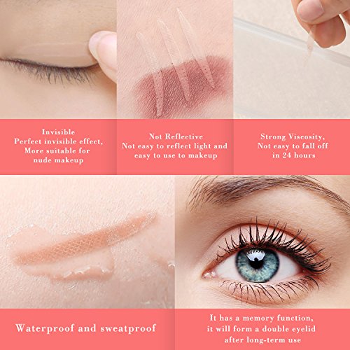 Double Eyelid Tapes Stickers 336 PCS Invisible Hooded Eyes