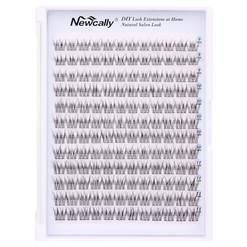 Lash Clusters DIY Eyelash Extensions 144 Pcs, 9-11MM C-Curl