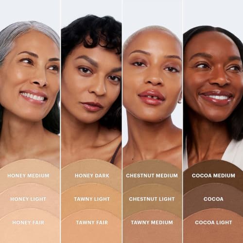 Glo Skin Beauty Pressed Powder Foundation - Golden Light 0.92 oz - Long-Wear, Buildable Coverage, Blurring Finish