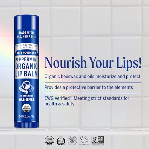 Dr. Bronner's Organic Lip Balm Variety Pack (4-Count)