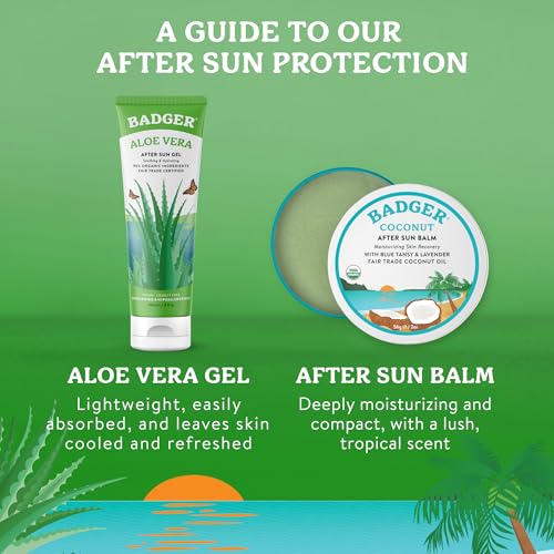Badger Organic Aloe Vera Gel, 96% Pure, 4 fl oz