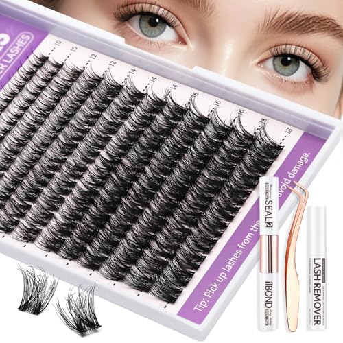 Fluffy Lash Extension Kit 10-18mm with Bond & Seal