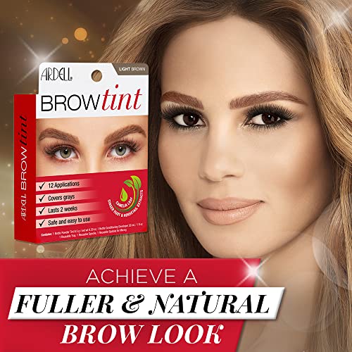 Brow Tint Kit - Light Brown Eyebrow Tint for Defined Arches