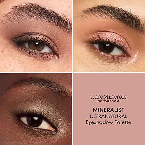 bareMinerals Mineralist Eyeshadow Palette, Six Richly Pigmented Shades, Ultra-Blendable, Talc-Free, Vegan, Crease-Proof Wear