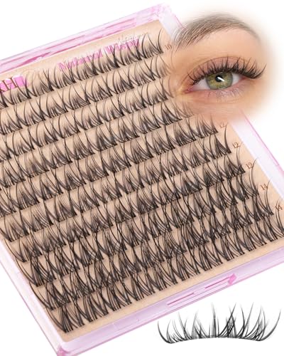 Spider Lash Clusters 10-14mm CC Curly Clear Band Eyelashes