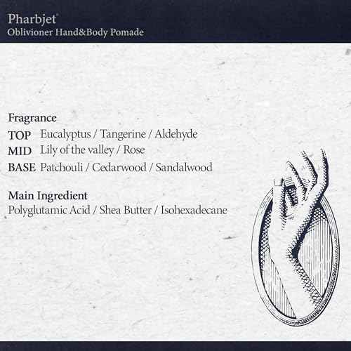Oblivioner Hand&Body Cream, Sented Repair Hand Lotion, Sandalwood, Cedarwood, Eucalyptus, Tangerine, Shea Butter, Premium Korean Hand Lotion 50ml/ 1.69fl.oz