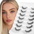 Bepholan Manga Anime False Eyelashes 7 Pairs - 3D Volume Wispy