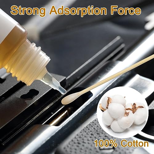 Gun Cleaning Swabs Dual-Tip 6 Inch Cotton with Bamboo
