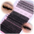 CORUSCATE 60D 80D Spike Lash Clusters 10-21mm Volume Eyelash Extensions