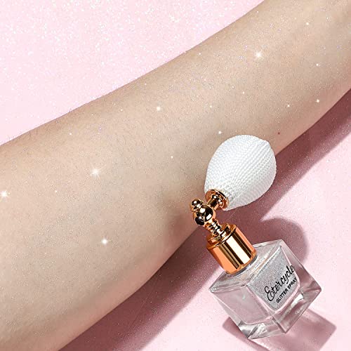 Etercycle Silver Body Glitter Spray – Shimmer Makeup