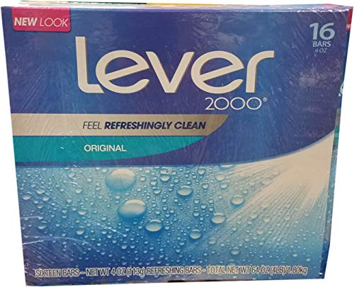 Lever 2000 Perfectly Fresh Bar Soap, 16 Count(Pack of 1)