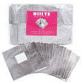 MIILYE Gel Nail Polish Remover Foil Wraps with Lint-Free Pads - 100 Pack
