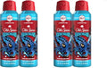 Old Spice Krakengard Aluminum Free Body Spray for Men 5.1 Oz (4-Pack)