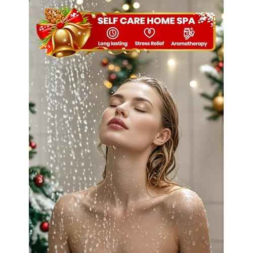 Shower Steamers Aromatherapy - 8 Pack Shower Bombs Christmas Gifts Stocking Stuffers for Women and Men, Stress Relief & Luxury Self Care, Gifts for Women Who Has Everything