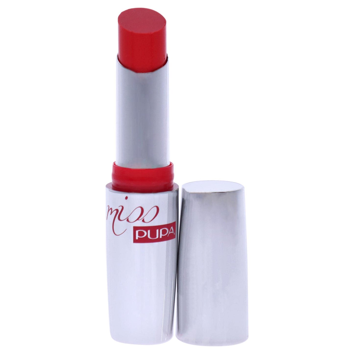 Pupa Milano Miss Milano Lipstick - Creamy, Ultra Pigmented Color For Lips - Nourishing Formula - Crystal-Effect Lipstick - Ultimate Boost Of Volume And Hydration - 405 Flamingo - 0.071 OZ