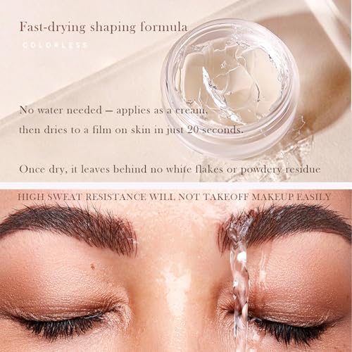 Clear Brow Wax with Flexible Brush - Waterproof & Smudge-Proof