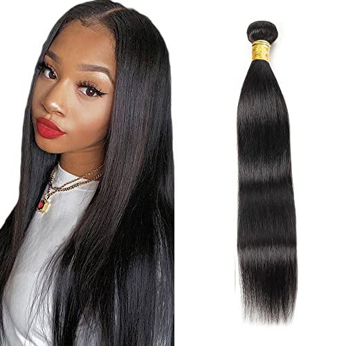 1B Straight Human Hair Bundles 18 inch