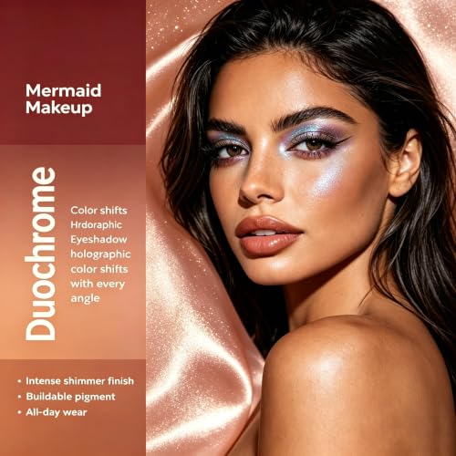 Duochrome Multichrome Glitter Eyeshadow - Holographic Purple