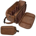 PAVILIA Men's Travel Toiletry Bag, Water-Resistant Dopp Kit