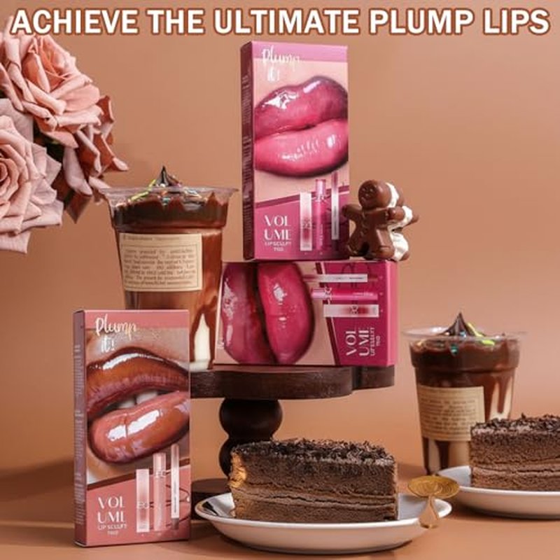 3-Piece Lip Combo Set: Matte Liner, Hydrating Lipstick & Gloss