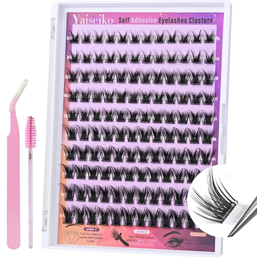 Self Adhesive Lash Clusters 120Pcs Wispy 10-16mm