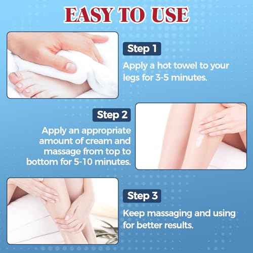 Varicose Veins Treatment for Legs, Varicose Veins Cream for Spider Veins, Relaxing Leg Cream Formula to Improve Circulation, Soothe Tired Legs and Reduce Heaviness