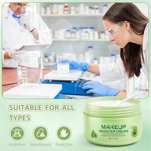 Makeup Remover Cleansing Balm,Deep Clear Makeup Cleansing Balm,Professional Remover for SFX, Face Paint & Glitter, Natural Gentle Moist Cleanser Cream for Face Body,3.38OZ