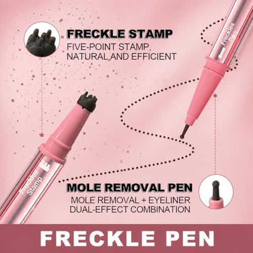 2-in-1 Freckle Pen & Stamp Kit - Water-Resistant Beauty Marks