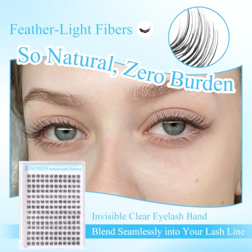 8mm Short Lash Clusters C-Curl Wispy Reusable (168pcs)
