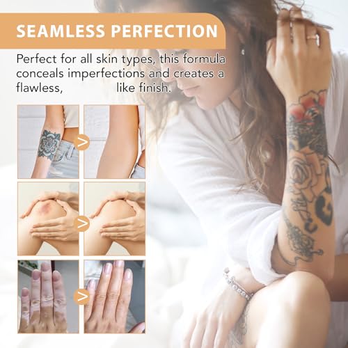 Waterproof Tattoo Cover Up Makeup for Legs & Body