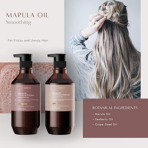 Theorie Marula Smoothing Shampoo - Frizz Control, 400ml