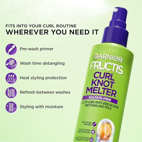 Garnier Fructis Curl Knot Melter Detangling Milk – 8.5 Fl Oz