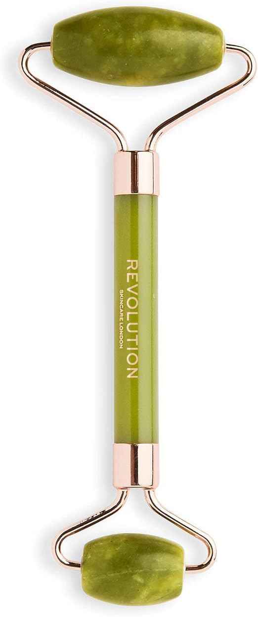 Revolution Skincare London, Jade Face Roller, Massager for Face, Neck & Body, 57g