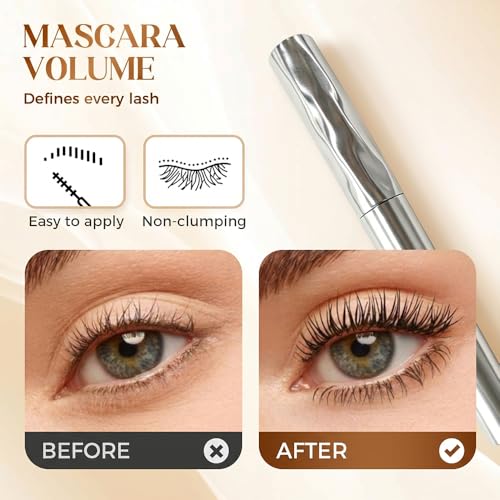 Tubing Mascara with Steel Tube Applicator - Buildable Length & Volume