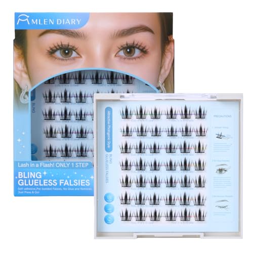 Self Adhesive Lash Clusters - 42Pc Pre-Glued C Curl 10.5-13.5MM