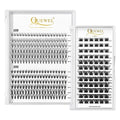 Cluster Lashes 240Pcs 10D+20D D Curl 8-14mm + 72Pcs Wide Stem C/D Curl