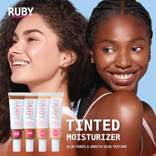 Ruby Kisses Tinted Moisturizer, Hydration, Calm & Revitalize Skin, Skin Perfecting, Blur Pores & Fine Lines, Natural Finish & All-Day Comfort Wear (Cappuccino)