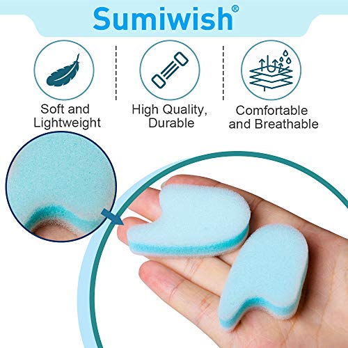 Foam Toe Separators - 10 Pack Breathable Toe Spacers