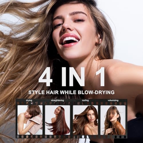 Dual Voltage Travel Hair Dryer Brush – 2 Inch Nano Titanium