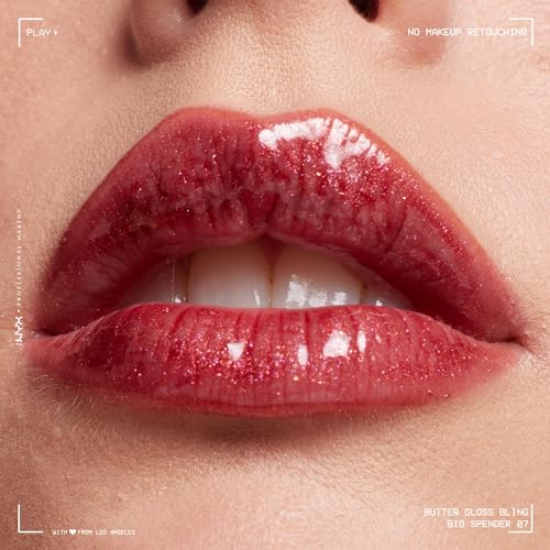 NYX Butter Gloss Bling Lip Gloss - Non-Sticky Shiny Finish